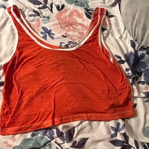 Forever 21 orange tank top!!